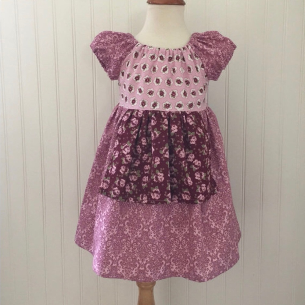 RESERVED size 4 apron dress